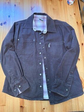 Carhartt Brown Lightweight Workshirt Jacket